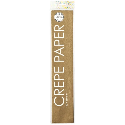 Afbeelding van Crepe papier goud globos 250 x 50 cm.