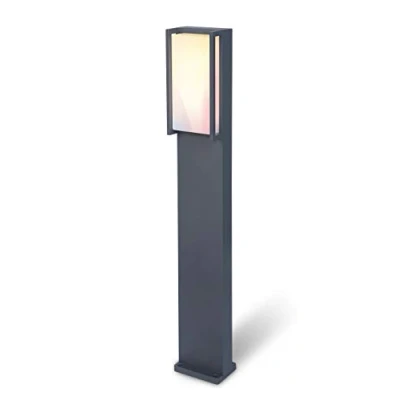 Afbeelding van LUTEC Qubo WIZ LED Buitenverlichting Sokkellamp Donkergrijs