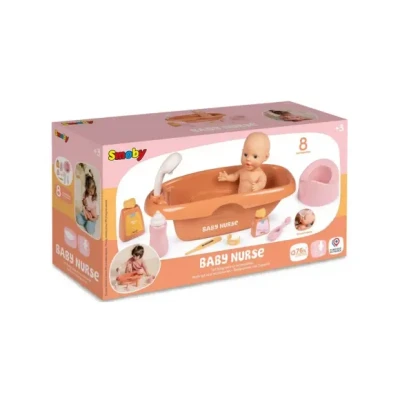 Afbeelding van Smoby 220383 Baby Nurse Bad Met 8 Accessoires