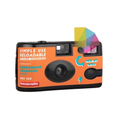 Afbeelding van Lomography simple use reloadable film camera Turquoise