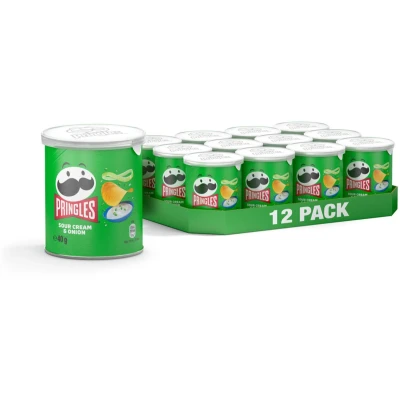 Afbeelding van Pringles Cream &amp; Onion 12stuks