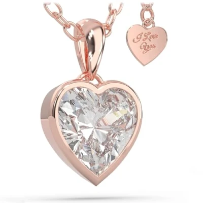 Afbeelding van SERASAR Ketting [Love] voor Meisjes Roségoud Premium Tienersieraden