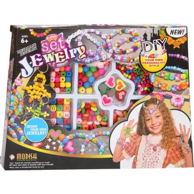 Afbeelding van Houten Kralenset