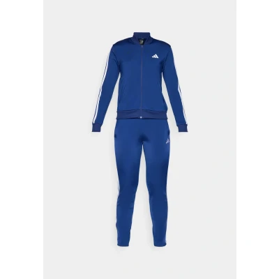 Afbeelding van adidas Sportswear Essentials 3 Stripes Trainingspak Dames Blauw XS