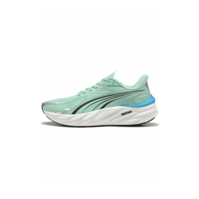 Afbeelding van Puma Velocity Nitro Sportieve wandelschoenen, Dames, Maat: 38, Mint melt/speed blue Kunststof/ textiel