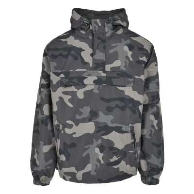 Afbeelding van Brandit Accessoires PULL OVER Windjack, Heren, Maat: Large, Grey camouflage