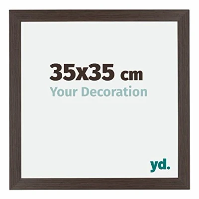 Afbeelding van Fotolijst 35x35 cm MDF Eiken Donker Mura