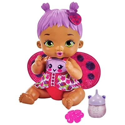 Image de My Garden Baby Coccinelle Boit &amp; Pipi Violet Poupon 3 Ans Et +