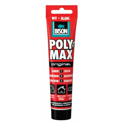 Afbeelding van Bison Polymax origineel Tube 165gr Wit