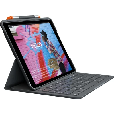 Afbeelding van Logitech Slim Folio Case Bluetooth Keyboard iPad 2019/iPad 2020