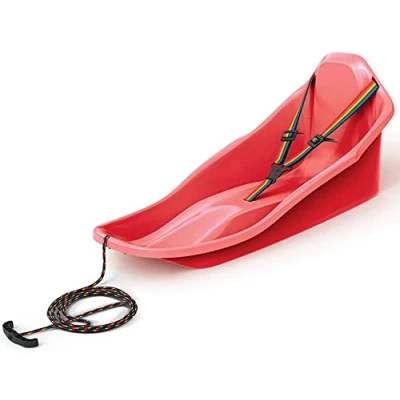Afbeelding van HomGar Babyslee Slee Met trekkoord veiligheidsgordel 72x37 cm Extra Stevig Rood