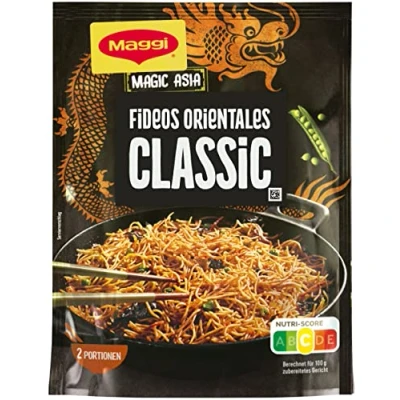 Afbeelding van Maggi Magic Asia 12 stuks gekookte pasta, heerlijke instant Aziatische kruidig, x 121 g