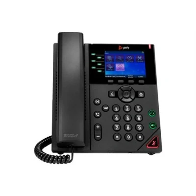 Afbeelding van Kantoor: VoIP: POLY VVX 350 IP telefoon Zwart 6 regels LED