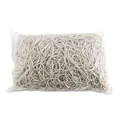 Afbeelding van OFFICE PRODUCTS Rubberen Band Diameter: 80 mm Kleur: Wit Gewicht: 1000 g 1 kg/Huishoudelijke Rubber Ringen/Rubber 60% / voor Thuis, Kantoor, School