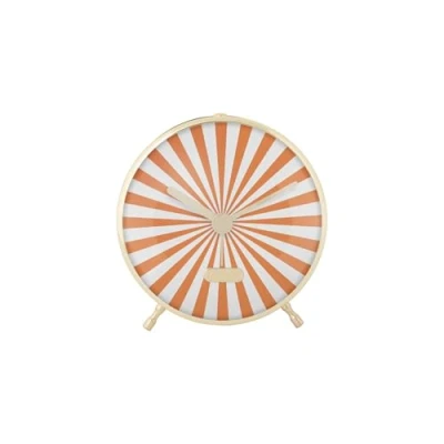 Afbeelding van Karlsson Wekker Candy Swirl Oranje 12.5x3.7x12.5cm Modern