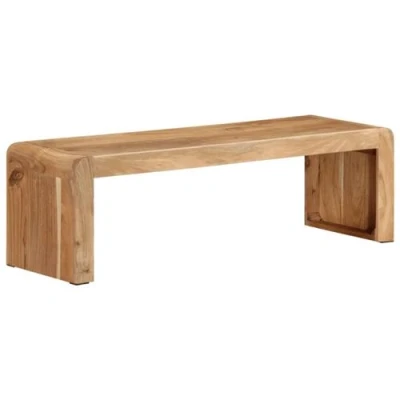 Afbeelding van vidaXL Tv meubel 110x33x33 cm massief acacoahout