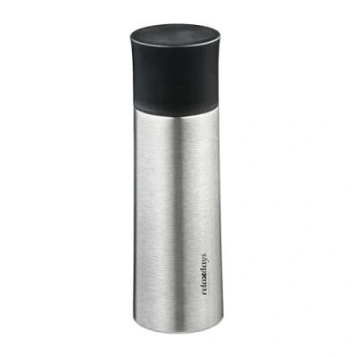 Afbeelding van Relaxdays Thermosfles met drinkbeker 400 ml isolerende drinkfles warm en koud rvs
