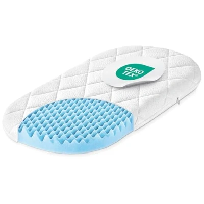 Image de JULIUS ZÖLLNER 1800078360 MATELAS DE BERCEAU ARRONDI ALLEGRO 78X36X4 CM