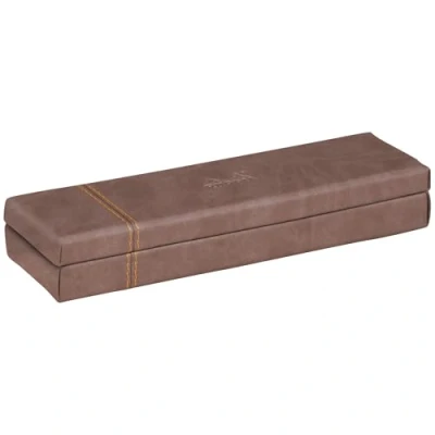 Afbeelding van RHODIA 318873C bureaustandaard 21 x 5,5 3 cm oranje buitenmateriaal van kunstleer collectie Home Office Rhodiarama organisatie voor kantoor en opslag design