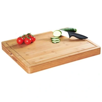 Afbeelding van Zeer Luxe Proffesionele Snijplank, Bamboe 50 x 40 5 cm!!!, handvat uitsparing