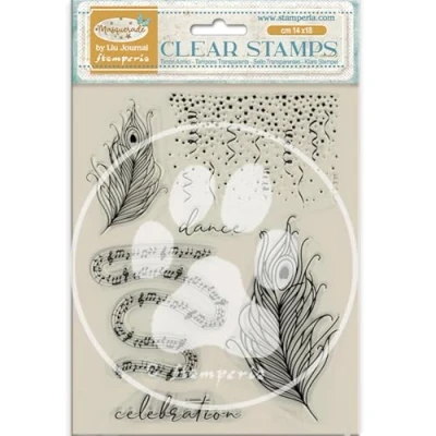 Afbeelding van Stamperia WTK211 acrylstempel, transparant, 14 x 18 1 cm