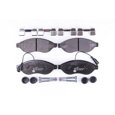 Afbeelding van HELLA 8DB 355 020 661 Remblokkenset Met slijtage waarschuwingscontact remzadelschroef toebehoren FIAT: Ducato III Van