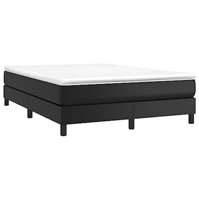Image de vidaXL Cadre de lit sans matelas noir 140x200 cm similicuir3120700