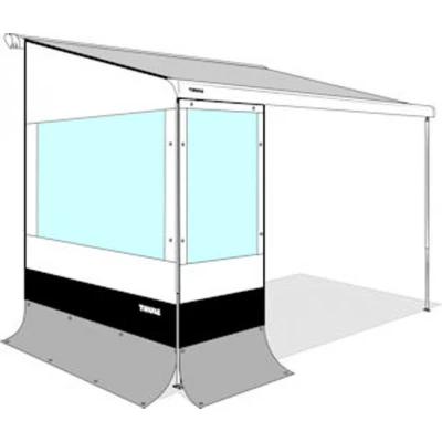 Afbeelding van Thule Rain Blocker G2 275 Zijwand Kleurloos Voortent Onderdelen