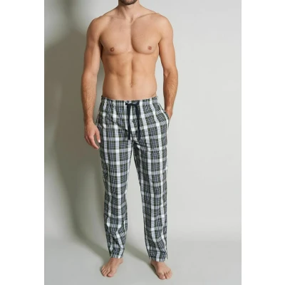 Afbeelding van TOM Tailor MIT Eingriff Knopf Pyjamabroek, Heren, Maat: Medium, Dunkelgrün
