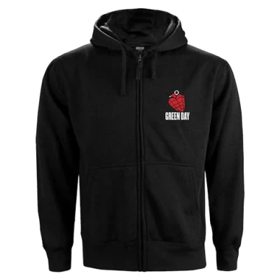 Afbeelding van Green Day American Idiot Vest met capuchon 2XL Zwart