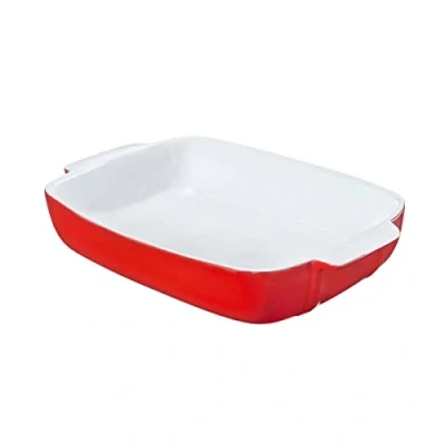 Image de Pyrex plat a four rectangulaire 25x19 cm rouge signature sg25rr8 6146