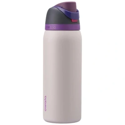 Afbeelding van Owala FreeSip Roestvrijstalen thermosfles met rietje voor sport en reizen, lekvrij, BPA vrij, 950 ml, droomveld
