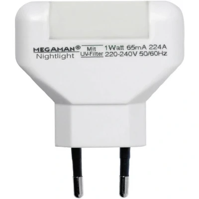 Afbeelding van Megaman MM001 LED nachtlamp Rechthoekig Warmwit Wit