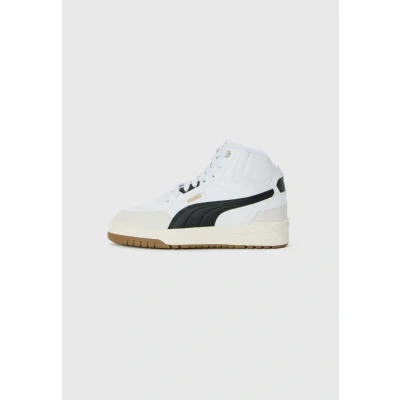 Afbeelding van Puma Shuffle Downtown Unisex Sneakers hoog voor kinderen, Maat: 35.5, White/black/vapor gray Schoenen