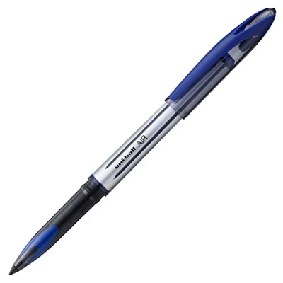 Afbeelding van Uni Ball UBA 188 L balpen met punt 0,7 mm, gel, blauw, 5 stuks