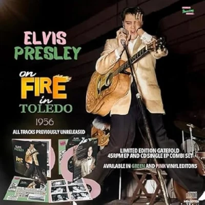 Afbeelding van Memphis Recording Elvis Presley On Fire In Toledo 1956 Lp