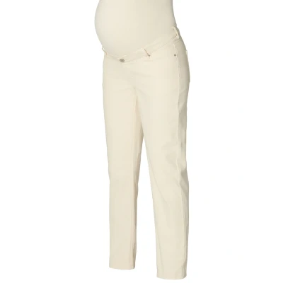 Afbeelding van Zwangerschapsbroek Straight jeans Azua Bone White 28