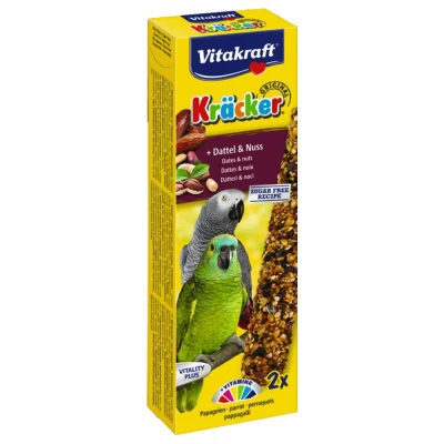 Afbeelding van Vitakraft Papegaai Kracker Vogelsnack Noten 2 stuks