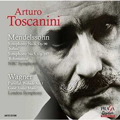 Afbeelding van NBC Symphony Orchestra &amp; London Mendelssohn: Symphonies No.4 5Brahms: Parsifal Act 1 (Super Audio CD)