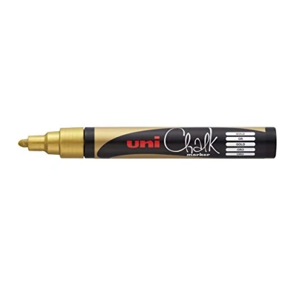 Afbeelding van Krijtstift Uni ball Chalk rond goud