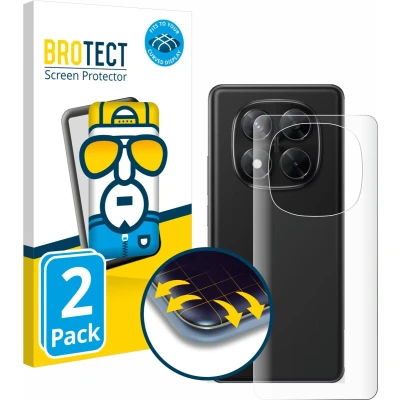 Afbeelding van BROTECT Fullscreen Schutzfolie Displayschutz Folie Klar Transparent (2 Stuk, Xiaomi Redmi Note 14 Pro), Smartphone beschermfolie, Transparant