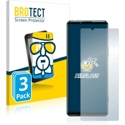 Afbeelding van BROTECT Screenprotector voor Sony Xperia 5 III Folie Beschermfolie Beschermglas transparant (3 Stuks)