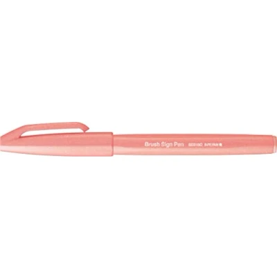 Image de Feutre pinceau Pentel Brush Sign Pen Corail