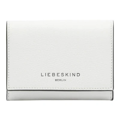 Afbeelding van LIEBESKIND BERLIN Leren Portemonnee Hilla Small Pebble Louisa Wallet Arctic Crème
