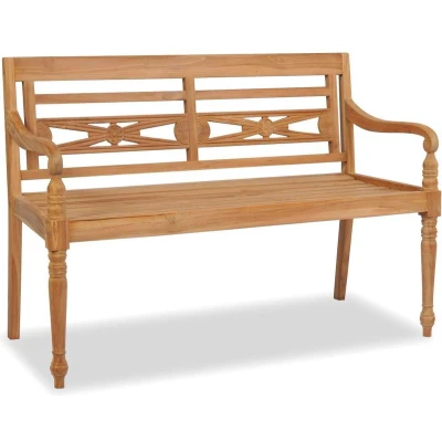 Afbeelding van Batavia bank 120 cm teakhout