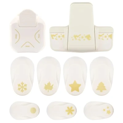 Afbeelding van Vaessen Creative Figuurpons Set Kerst 9 stuks