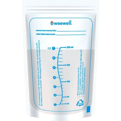 Afbeelding van Weewell Borstvoeding Bewaarzakjes 25st