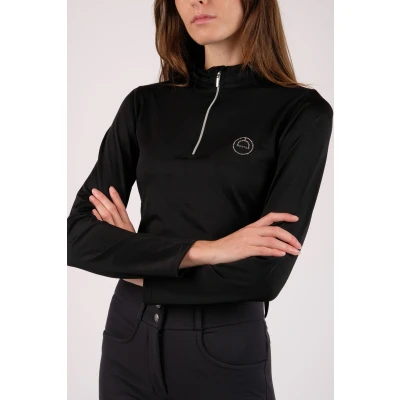 Image de Montar Chemise Everly Crystal Logo Longues Manches Noir XS