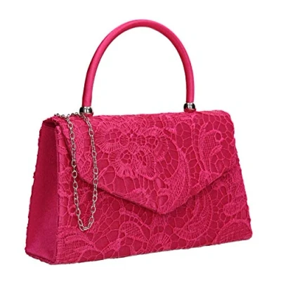 Afbeelding van SwankySwans Kendall Lace Smart Elegant Dames Koppeling (2 stuks), Roos (Fuchsia)