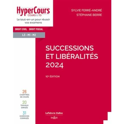 Image de Successions et libéralités 2024 10ed